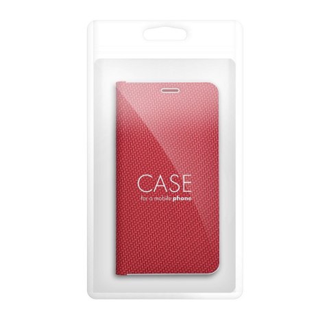 Kabura LUNA Book Carbon do SAMSUNG A26 5G czerwony Kabura LUNA Book Carbon do SAMSUNG A26 5G czerwony