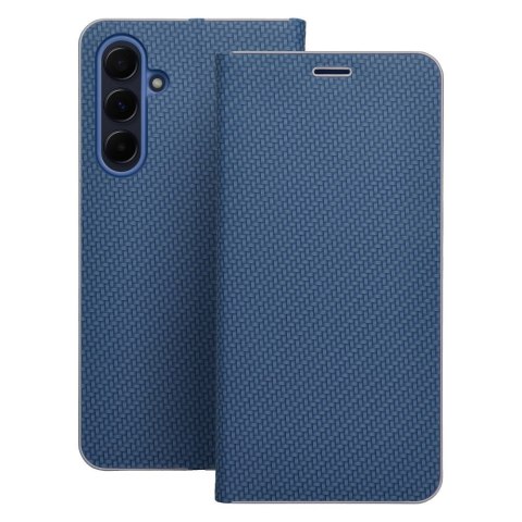 Kabura LUNA Book Carbon do SAMSUNG A26 5G niebieski Kabura LUNA Book Carbon do SAMSUNG A26 5G niebieski