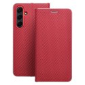 Kabura LUNA Book Carbon do SAMSUNG A36 5G czerwony Kabura LUNA Book Carbon do SAMSUNG A36 5G czerwony