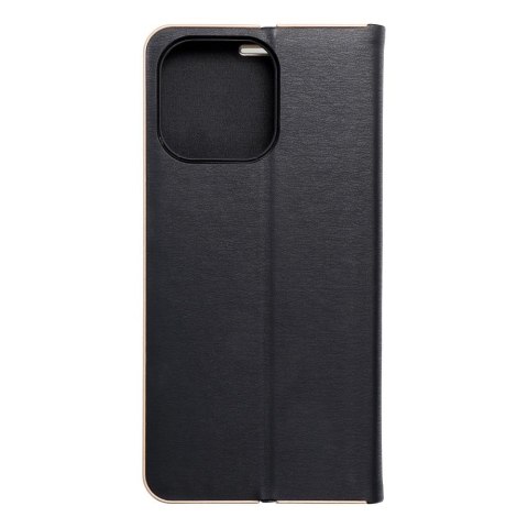 Kabura LUNA Book Gold do IPHONE 15 Pro Max czarny Kabura LUNA Book Gold do IPHONE 15 Pro Max czarny