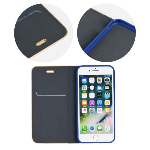 Kabura LUNA Book Gold do IPHONE 7 / 8 / SE 2020 / SE 2022 granatowy Kabura LUNA Book Gold do IPHONE 7 / 8 / SE 2020 / SE 2022 granatowy