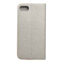 Kabura LUNA Book Gold do IPHONE 7 / 8 / SE 2020 / SE 2022 srebrny Kabura LUNA Book Gold do IPHONE 7 / 8 / SE 2020 / SE 2022 srebrny