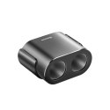 BASEUS ładowarka samochodowa 2 x USB A + 2 x gniazdo zapalniczki 80W 3,1A CRDYQ-01 czarna