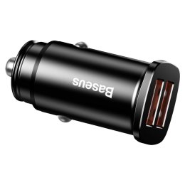 BASEUS ładowarka samochodowa 2 x USB A QC3.0 5A 30W CCALL-DS01/BS-C16Q czarna