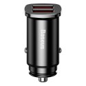 BASEUS ładowarka samochodowa 2 x USB A QC3.0 5A 30W CCALL-DS01/BS-C16Q czarna