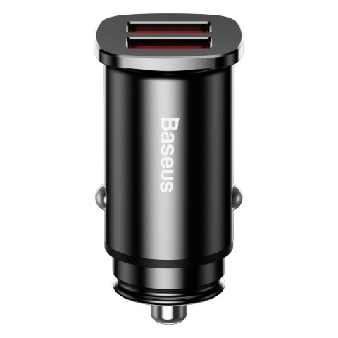 BASEUS ładowarka samochodowa 2 x USB A QC3.0 5A 30W CCALL-DS01/BS-C16Q czarna BASEUS ładowarka samochodowa 2 x USB A QC3.0 5A 30W CCALL-DS01/BS-C16Q czarna