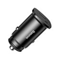 BASEUS ładowarka samochodowa USB A + Typ C PD QC4.0 5A 30W CCALL-AS01/BS-C15C black