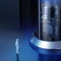 BASEUS ładowarka samochodowa USB A + Typ C z wyświetlaczem PD3.0 QC4.0 5A 65W CCKX-C0A/VCKX65C ciemna niebieska