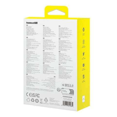 BASEUS ładowarka samochodowa USB A + kabel zwijany 2w1 Typ C / Lightning PD3.0 QC4.0 3A 60W CCTXP-UCL czarna BASEUS ładowarka samochodowa USB A + kabel zwijany 2w1 Typ C / Lightning PD3.0 QC4.0 3A 60W CCTXP-UCL czarna