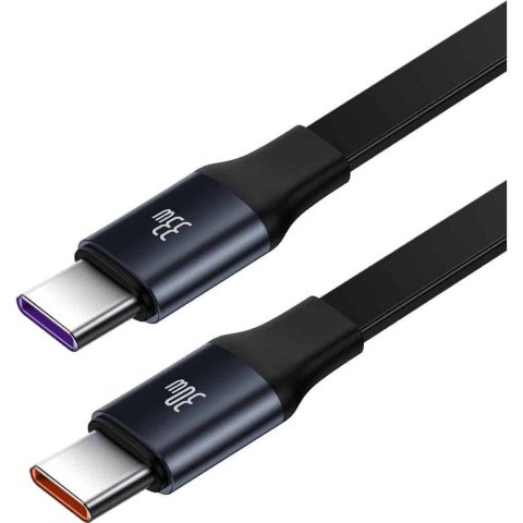 BASEUS ładowarka samochodowa ze zwijanym kablem 2 x Typ C 3A 33W CCTX-CC czarna BASEUS ładowarka samochodowa ze zwijanym kablem 2 x Typ C 3A 33W CCTX-CC czarna