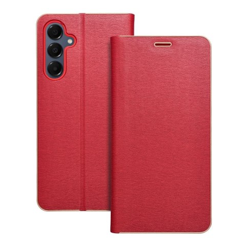 Kabura LUNA Book Gold do SAMSUNG A16 5G czerwony Kabura LUNA Book Gold do SAMSUNG A16 5G czerwony
