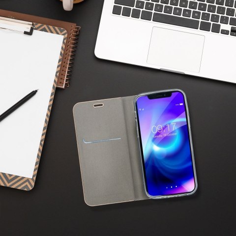 Kabura LUNA Book Gold do SAMSUNG XCover 7 srebrny Kabura LUNA Book Gold do SAMSUNG XCover 7 srebrny