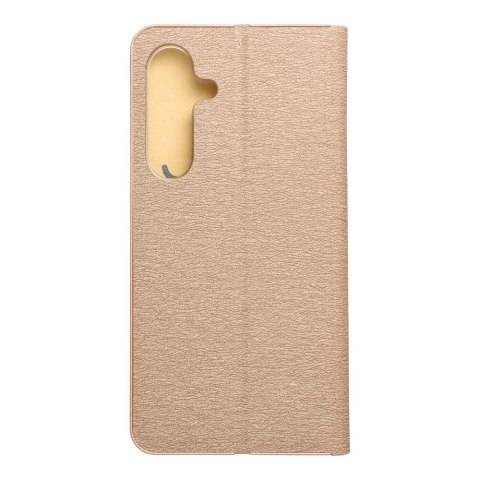 Kabura LUNA Book Gold do SAMSUNG S25 Plus złoty Kabura LUNA Book Gold do SAMSUNG S25 Plus złoty