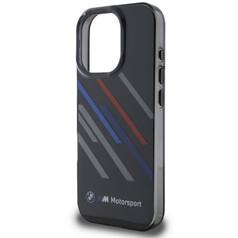 BMW futerał do IPHONE 16 Pro Max BMHCP16X23HTRAK (Motorsport IML Random Stripes) black
