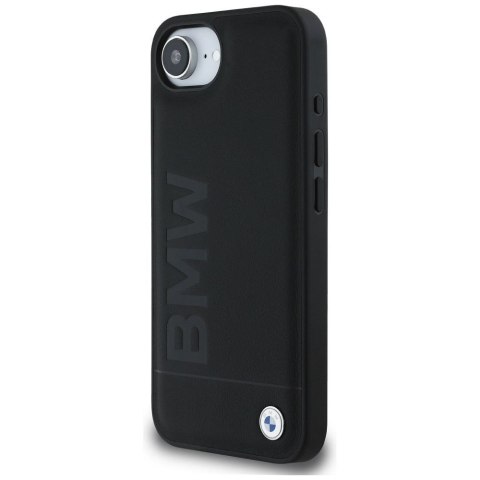 BMW futerał do IPHONE 16e (SE 4 2025) BMHCPSE4SLLBK (Leather Hot Stamp) black