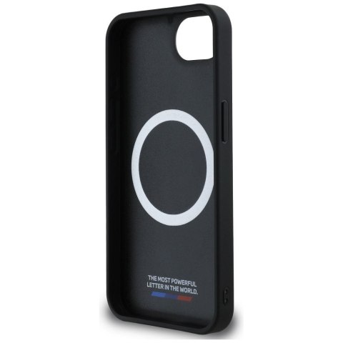 BMW futerał do IPHONE 16e (SE 4 2025) kompatybilny z MagSafe BMHMPSE424PUOCSK (PU Oversized Stripes) black