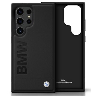 BMW futerał do SAMSUNG S25 Ultra BMHCS25LSLLBK (Sign Leather Hot Stamp Logo) black