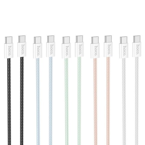 EOL HOCO kabel Typ C do Typ C 3A 60W X104 1 m różowy EOL HOCO kabel Typ C do Typ C 3A 60W X104 1 m różowy