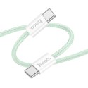 EOL HOCO kabel Typ C do Typ C PD QC3.0 3A 60W X104 1 m zielony EOL HOCO kabel Typ C do Typ C PD QC3.0 3A 60W X104 1 m zielony