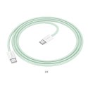 EOL HOCO kabel Typ C do Typ C PD QC3.0 3A 60W X104 1 m zielony EOL HOCO kabel Typ C do Typ C PD QC3.0 3A 60W X104 1 m zielony