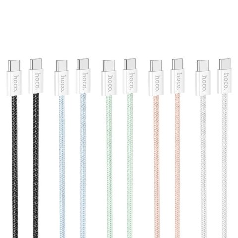 EOL HOCO kabel Typ C do Typ C PD QC3.0 3A 60W X104 1 m zielony EOL HOCO kabel Typ C do Typ C PD QC3.0 3A 60W X104 1 m zielony