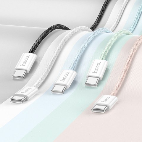 EOL HOCO kabel Typ C do Typ C PD QC3.0 3A 60W X104 1 m zielony EOL HOCO kabel Typ C do Typ C PD QC3.0 3A 60W X104 1 m zielony