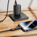 Adapter Lightning do USB C Hoco PD 2,4A 27W z wyświetlaczem UA32B czarny Adapter Lightning do USB C Hoco PD 2,4A 27W z wyświetlaczem UA32B czarny