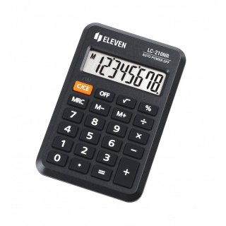 ELEVEN kalkulator kieszonkowy LC-210NR czarny