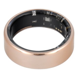 Smart Ring R11M- inteligentny pierścień ze stali ze stacją ładującą rozmiar 10 (19,8mm) złoty