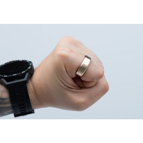 Smart Ring R11M- inteligentny pierścień ze stali ze stacją ładującą rozmiar 10 (19,8mm) złoty Smart Ring R11M- inteligentny pierścień ze stali ze stacją ładującą rozmiar 10 (19,8mm) złoty