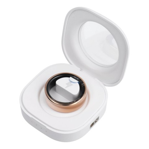 Smart Ring R11M- inteligentny pierścień ze stali ze stacją ładującą rozmiar 12 (21,4mm) złoty Smart Ring R11M- inteligentny pierścień ze stali ze stacją ładującą rozmiar 12 (21,4mm) złoty