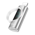 HOCO adapter Lightning (męski) do Typ C (żeński) z wyświetlaczem 2,4A 27W UA32B srebrny HOCO adapter Lightning (męski) do Typ C (żeński) z wyświetlaczem 2,4A 27W UA32B srebrny