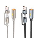 Kabel USB A / USB C do zapalniczka samochodowa Hoco 0,3 m UA38B czarny Kabel USB A / USB C do zapalniczka samochodowa Hoco 0,3 m UA38B czarny