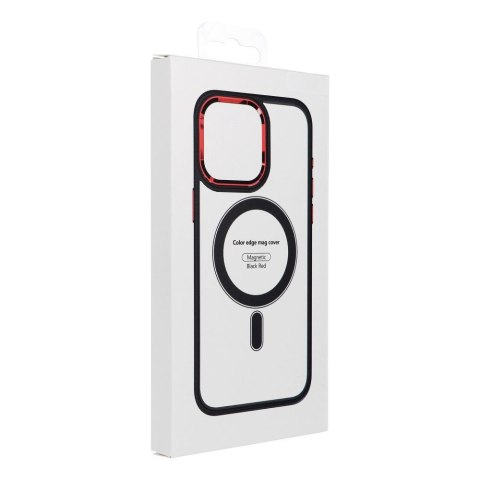 Futerał COLOR EDGE MAG COVER kompatybilny z MagSafe do IPHONE 11 czarno czerwony Futerał COLOR EDGE MAG COVER kompatybilny z MagSafe do IPHONE 11 czarno czerwony
