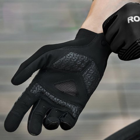 Rękawiczki rowerowe Rockbros wiosna/lato/jesień, pełne, rozmiar: S - czarne Rękawiczki rowerowe Rockbros wiosna/lato/jesień, pełne, rozmiar: S - czarne