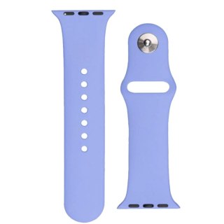 Silikonowa opaska Silicone Strap APS do Apple Watch 38 / 40 / 41 mm pasek bransoleta do zegarka - fioletowa