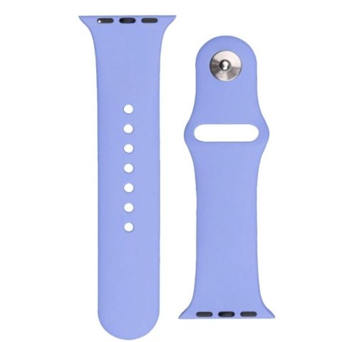 Silikonowa opaska Silicone Strap APS do Apple Watch 38 / 40 / 41 mm pasek bransoleta do zegarka - fioletowa
