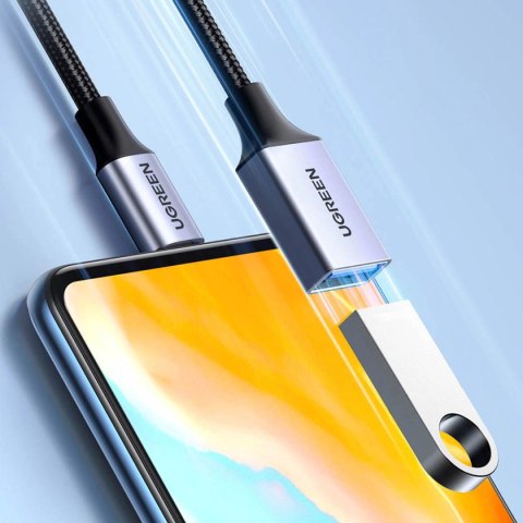Ugreen kabel adapter przejściówka OTG USB-C (męski) - USB-A (żeński) 5Gb/s 0.15m czarny (US378) Ugreen kabel adapter przejściówka OTG USB-C (męski) - USB-A (żeński) 5Gb/s 0.15m czarny (US378)