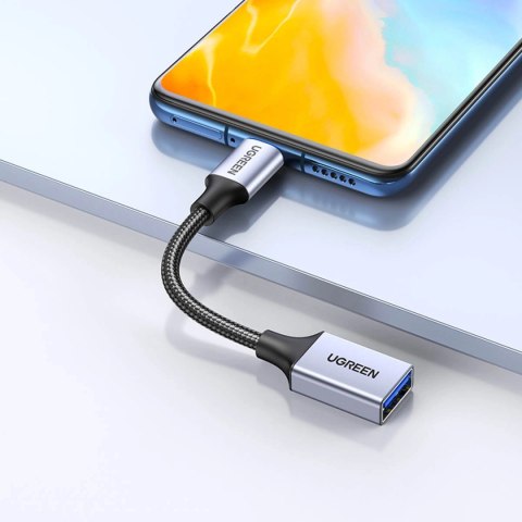Ugreen kabel adapter przejściówka OTG USB-C (męski) - USB-A (żeński) 5Gb/s 0.15m czarny (US378) Ugreen kabel adapter przejściówka OTG USB-C (męski) - USB-A (żeński) 5Gb/s 0.15m czarny (US378)