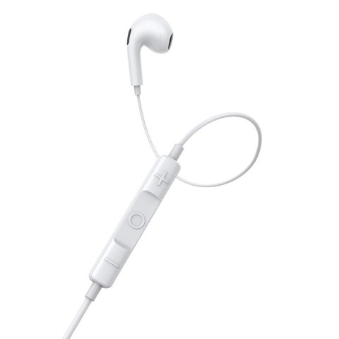 Baseus Encok C17 douszne słuchawki na kablu z mikrofonem USB-C - białe Baseus Encok C17 douszne słuchawki na kablu z mikrofonem USB-C - białe