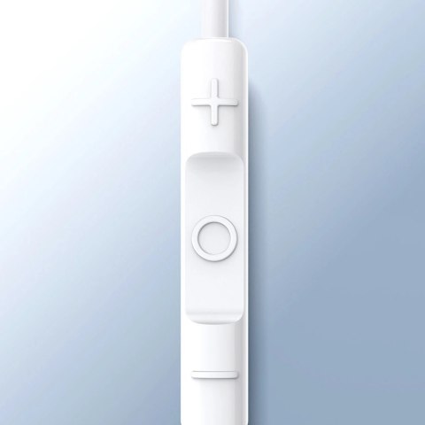 Baseus Encok C17 douszne słuchawki na kablu z mikrofonem USB-C - białe Baseus Encok C17 douszne słuchawki na kablu z mikrofonem USB-C - białe