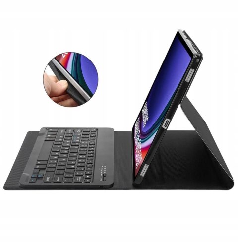Etui Tech-Protect SC Pen + Keyboard z klawiaturą na Samsung Galaxy Tab A9+ 11" X210 / X215 / X216 - czarne Etui Tech-Protect SC Pen + Keyboard z klawiaturą na Samsung Galaxy Tab A9+ 11" X210 / X215 / X216 - czarne