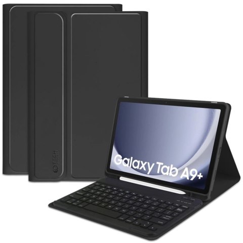 Etui Tech-Protect SC Pen + Keyboard z klawiaturą na Samsung Galaxy Tab A9+ 11" X210 / X215 / X216 - czarne Etui Tech-Protect SC Pen + Keyboard z klawiaturą na Samsung Galaxy Tab A9+ 11" X210 / X215 / X216 - czarne