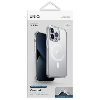 Etui UNIQ Combat Magclick Charging na iPhone 14 Pro - przezroczyste
