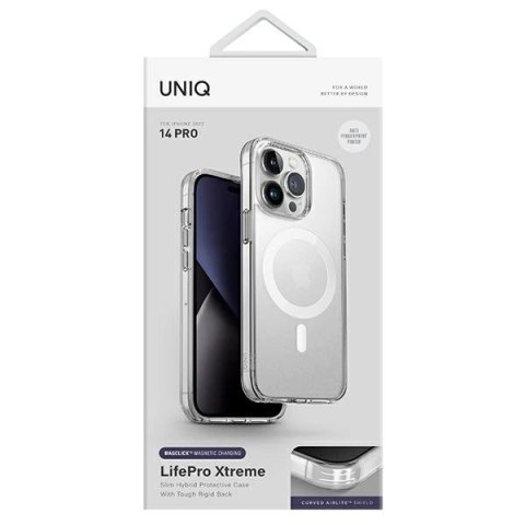 Etui UNIQ LifePro Xtreme Magclick Charging na iPhone 14 Pro - przezroczyste Etui UNIQ LifePro Xtreme Magclick Charging na iPhone 14 Pro - przezroczyste
