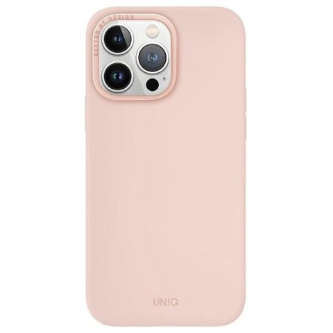 Etui UNIQ Lino Hue Magclick Charging do iPhone 15 Pro Max - różowe Etui UNIQ Lino Hue Magclick Charging do iPhone 15 Pro Max - różowe
