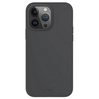 Etui UNIQ Lino Hue Magclick Charging do iPhone 15 Pro Max - szare