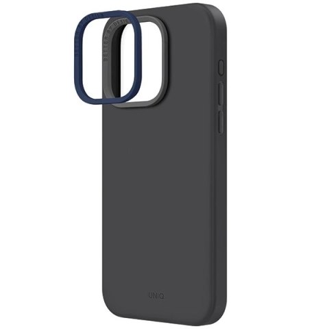 Etui UNIQ Lino Hue Magclick Charging do iPhone 15 Pro Max - szare Etui UNIQ Lino Hue Magclick Charging do iPhone 15 Pro Max - szare