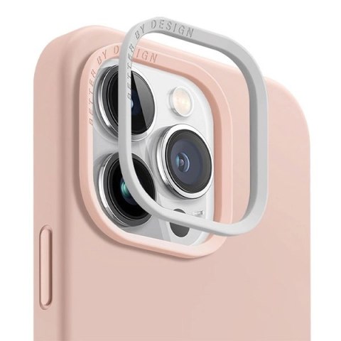 Etui UNIQ Lino Hue Magclick Charging do iPhone 15 Pro - różowe Etui UNIQ Lino Hue Magclick Charging do iPhone 15 Pro - różowe