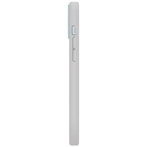Etui UNIQ Lino Hue Magclick Charging do iPhone 15 - jasnoszare Etui UNIQ Lino Hue Magclick Charging do iPhone 15 - jasnoszare